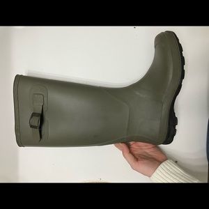 Olive Green Rain Boots